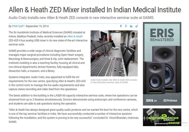 Medical Institute Installation